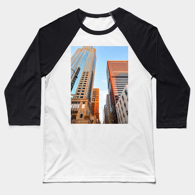 Seattle Skylines Baseball T-Shirt by jvnimages